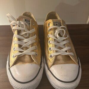 Converse Rose Gold Shoes Size 9